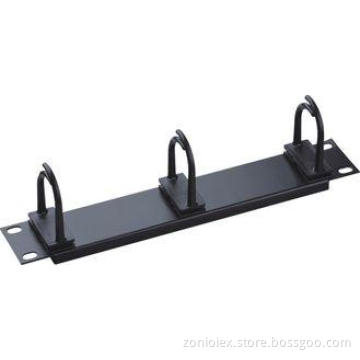 10" Plastic Ring Network Cable Management Bar for Data and